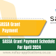 SASSA Grant Payment Schedule For April 2024